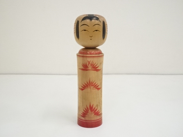 TRADITIONAL JAPANESE CRAFT / KOKESHI DOLL (21.2 cm)/ ARTISAN WORK